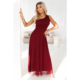 Félvállas hosszú elegáns ruha
