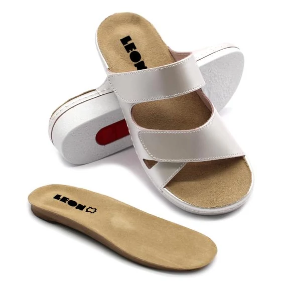 Leon kivehető talpbetétes gyógypapucs