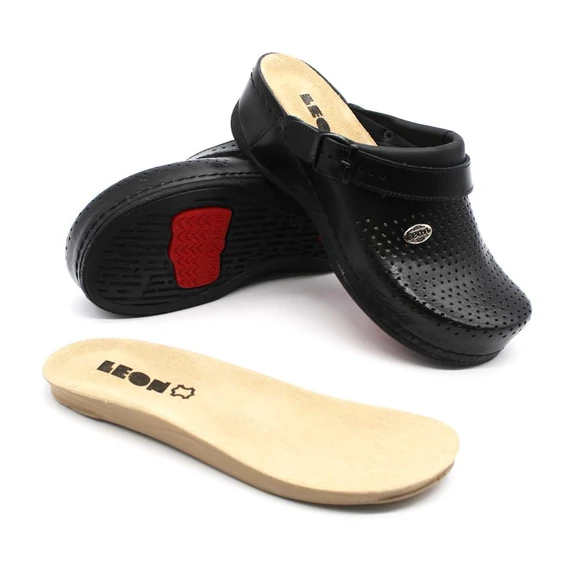 Leon kivehető talpbetétes gyógypapucs