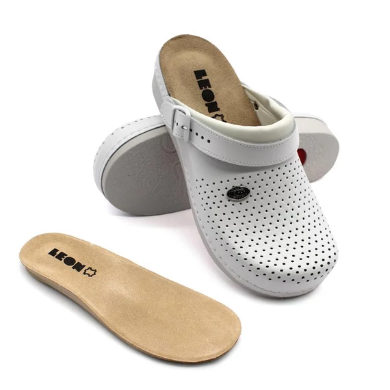 Leon kivehető talpbetétes gyógypapucs