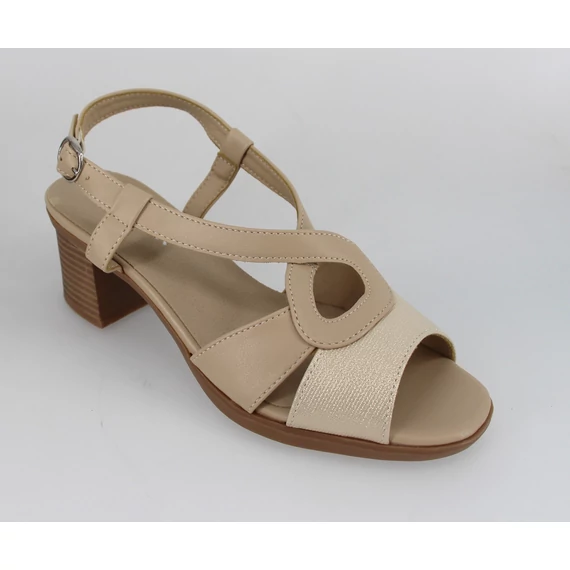 Agustina női szandál beige színben