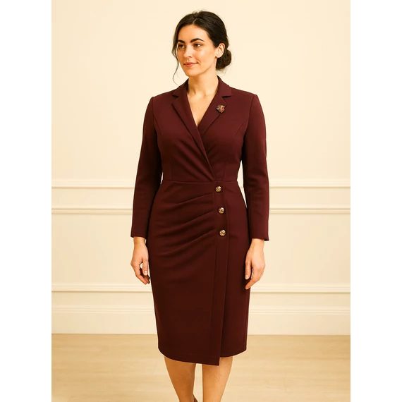 Bordó színű Phardo ruha