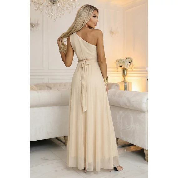 Félvállas hosszú elegáns ruha