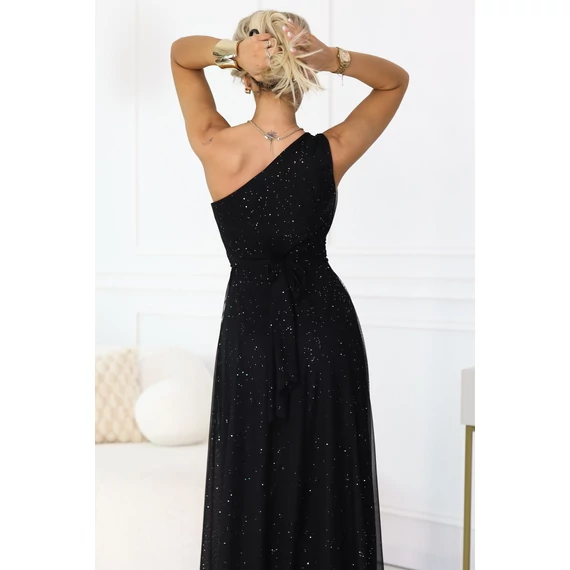 Félvállas hosszú elegáns ruha