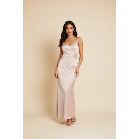 Vékony pántos hosszú ruha