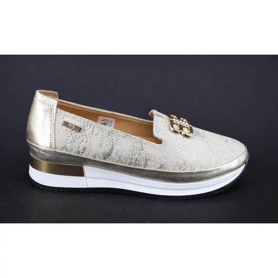 Betty női mokaszin arany színben 39-es utolsó pár