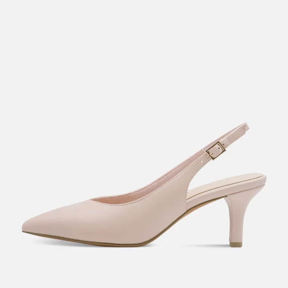 Marco Tozzi elegáns púder színű szandálcipő